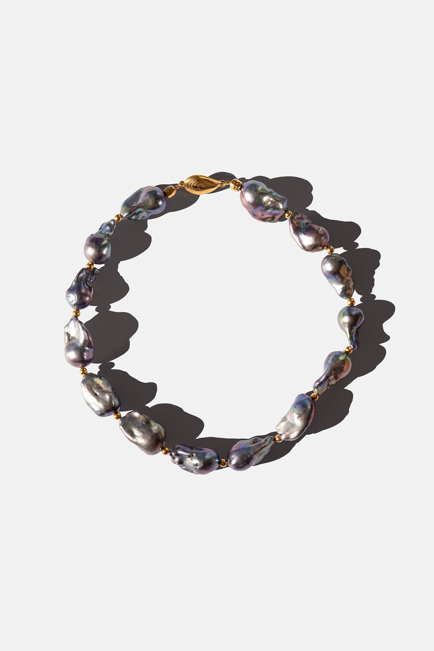 Baroque Black Pearl Choker