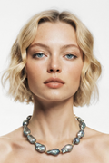 Baroque Black Pearl Choker